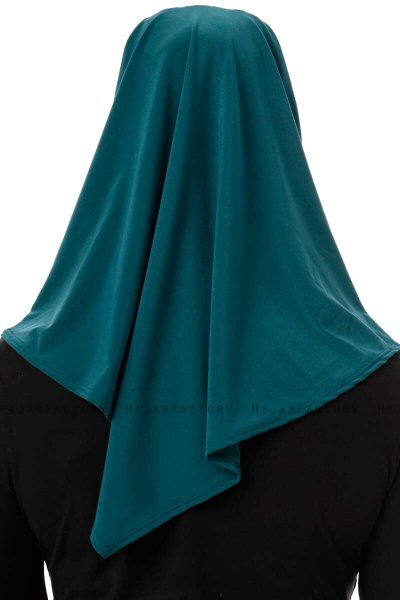 Esma - Hijab Amira Verde Scuro - Firdevs