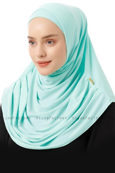 Esma - Hijab Amira Verde Chiaro - Firdevs