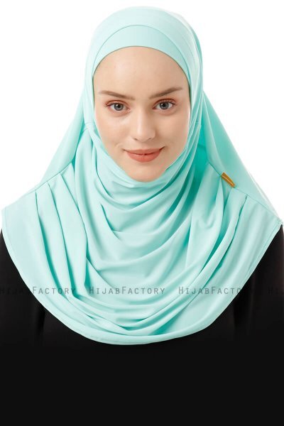 Esma - Hijab Amira Verde Chiaro - Firdevs