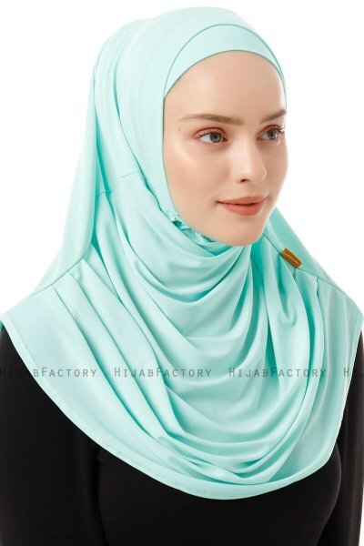 Esma - Hijab Amira Verde Chiaro - Firdevs