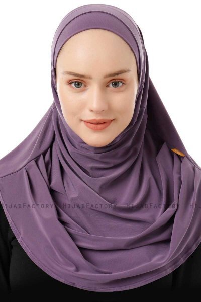 Esma - Hijab Amira Viola Scuro - Firdevs