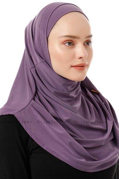 Esma - Hijab Amira Viola Scuro - Firdevs