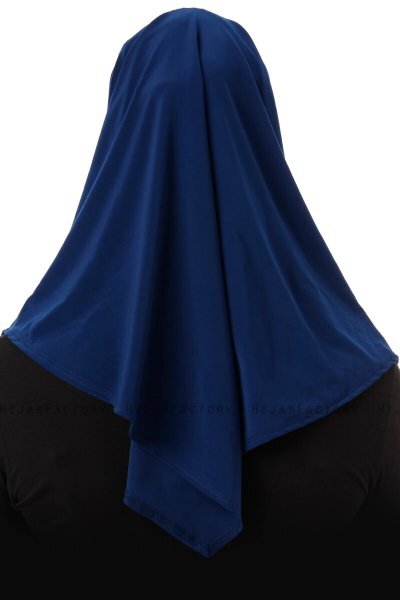 Esma - Hijab Amira Blu Navy Chiaro - Firdevs