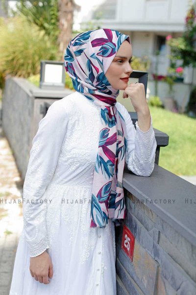 Beyza - Hijab Fantasia Rosa & Blu - Sal Evi