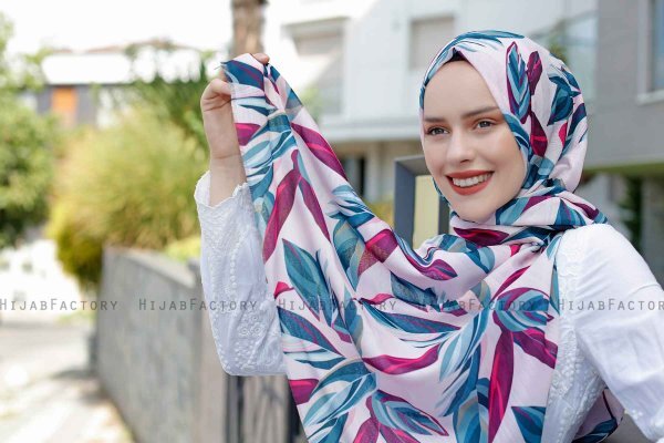 Beyza - Hijab Fantasia Rosa & Blu - Sal Evi