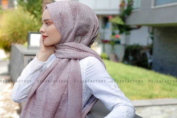 Akay - Hijab Fantasia Taupe - Sal Evi