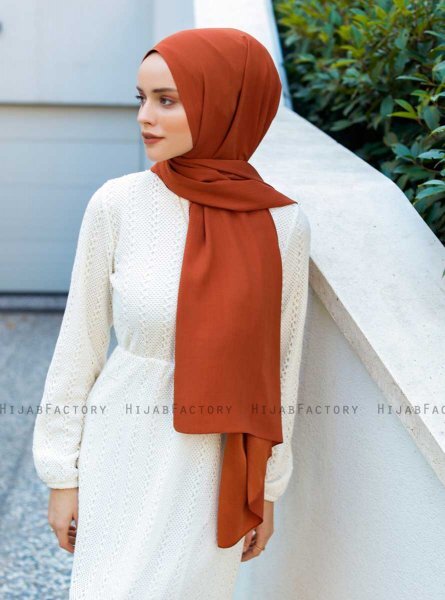 Emira - Hijab Rosso Mattone - Sal Evi