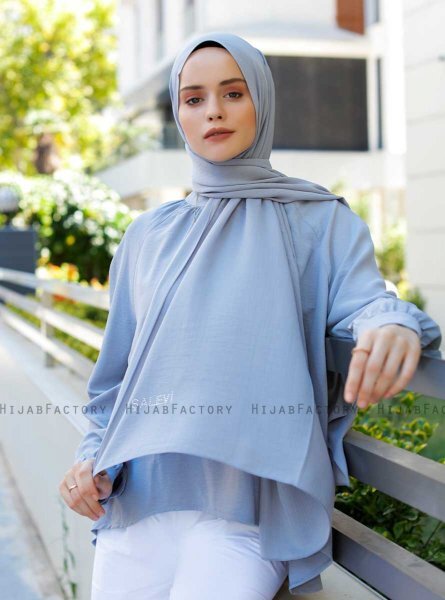 Emira - Hijab Grigio Chiaro - Sal Evi