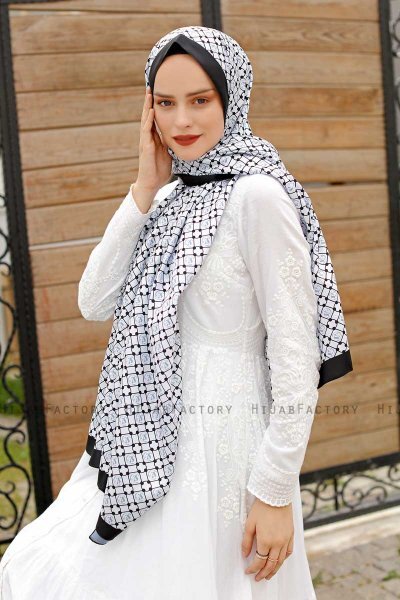 Hijab Twill Fantasia Grigio - Sal Evi