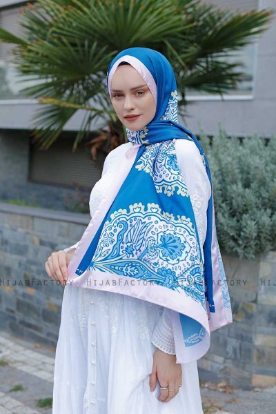 Hijab Twill Fantasia Blue Dream - Sal Evi