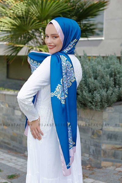 Hijab Twill Fantasia Blue Dream - Sal Evi