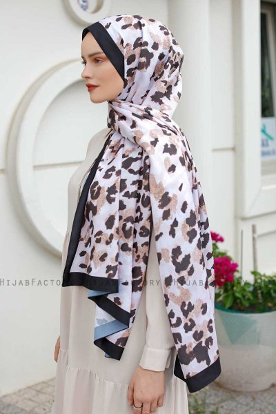 Hijab Twill Fantasia Leopard - Sal Evi
