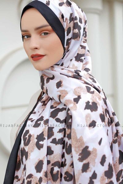 Hijab Twill Fantasia Leopard - Sal Evi