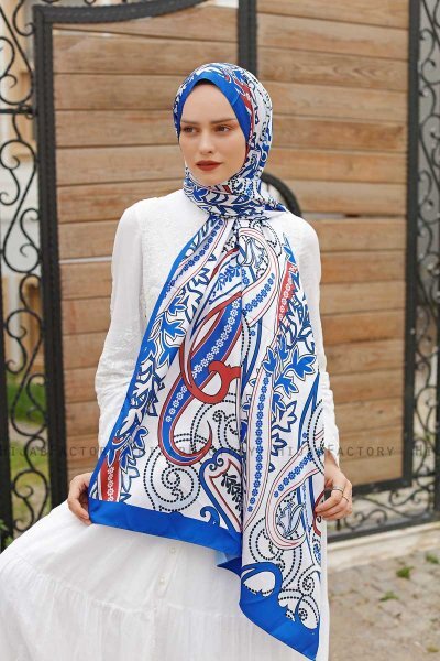Hijab Twill Fantasia Rosso Mattone - Sal Evi