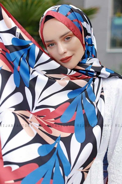 Hijab Twill Fantasia Blu - Sal Evi