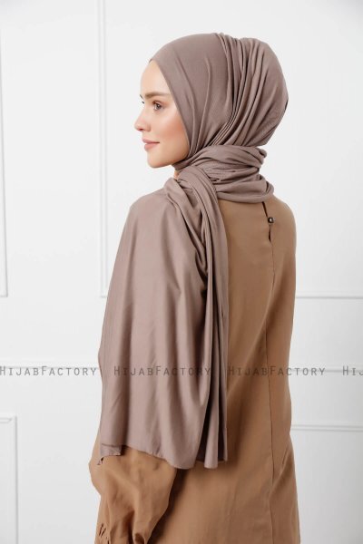 Sibel - Hijab Jersey Taupe