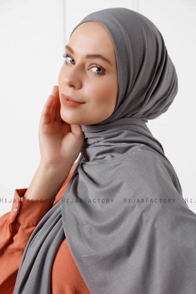 Sibel - Hijab Jersey Antracite