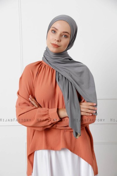 Sibel - Hijab Jersey Antracite
