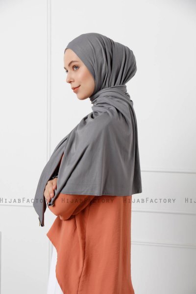 Sibel - Hijab Jersey Antracite