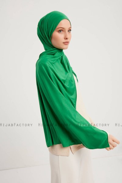 Sibel - Hijab Jersey Verde