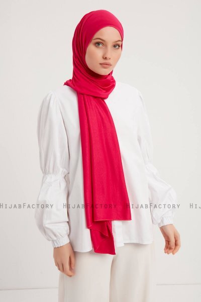 Sibel - Hijab Jersey Fucsia