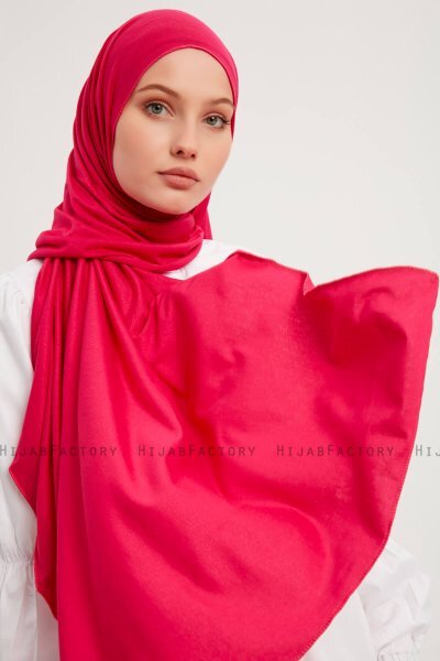 Sibel - Hijab Jersey Fucsia