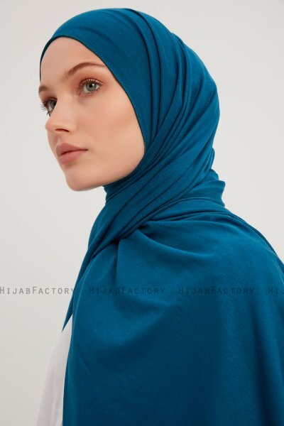 Sibel - Hijab Jersey Ocean Blue