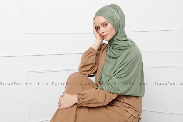 Sibel - Hijab Jersey Verde