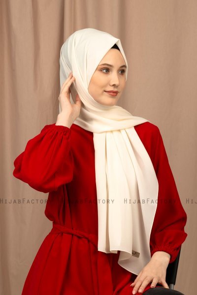 Yildiz - Hijab Crepe Chiffon Creme
