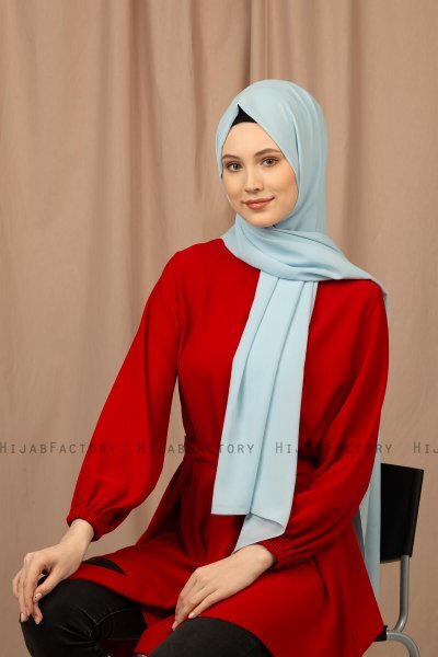 Yildiz - Hijab Crepe Chiffon Iceblue