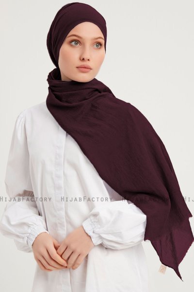  Afet - Hijab Comfort Viola Scuro