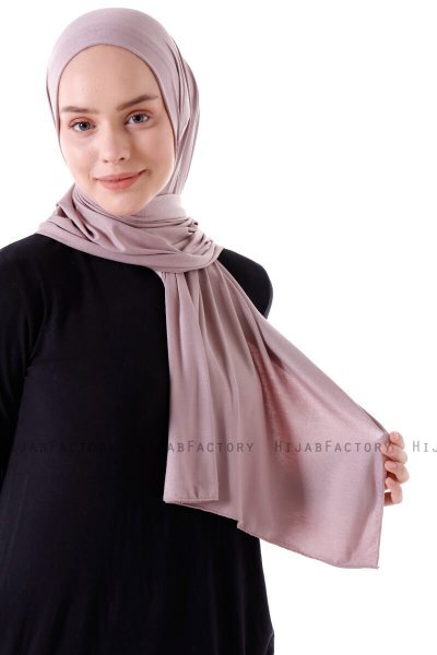 Seda - Hijab Jersey Grigio Pietra - Ecardin