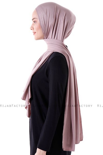 Seda - Hijab Jersey Grigio Pietra - Ecardin