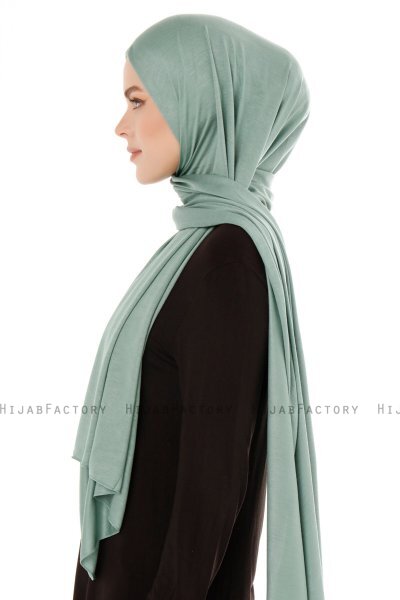 Seda - Hijab Jersey Verde - Ecardin