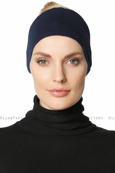Cemre - Bandana Bonnet Blu Navy