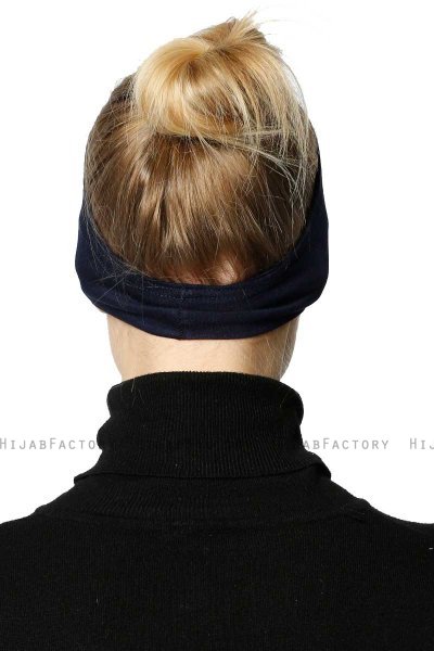 Cemre - Bandana Bonnet Blu Navy