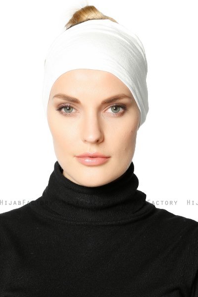 Cemre - Bandana Bonnet Creme