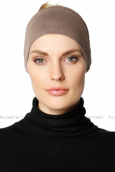 Cemre - Bandana Bonnet Taupe Scuro