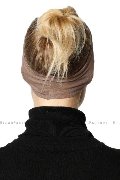Cemre - Bandana Bonnet Taupe Scuro