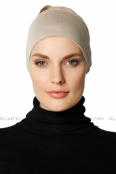 Cemre - Bandana Bonnet Taupe Chiaro