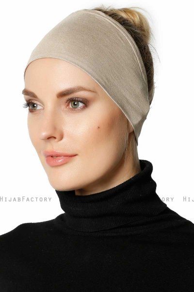 Cemre - Bandana Bonnet Taupe Chiaro