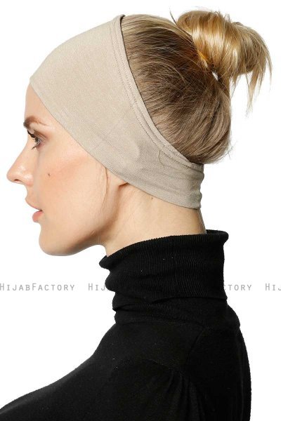 Cemre - Bandana Bonnet Taupe Chiaro