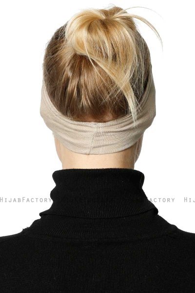 Cemre - Bandana Bonnet Taupe Chiaro