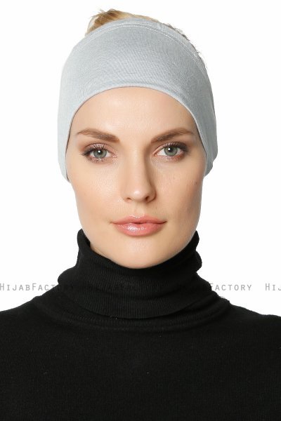 Cemre - Bandana Bonnet Grigio Chiaro