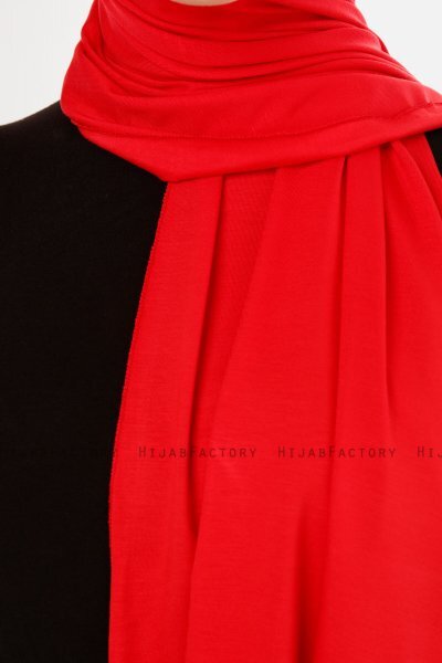 Melek - Hijab Jersey Premium Rosso - Ecardin