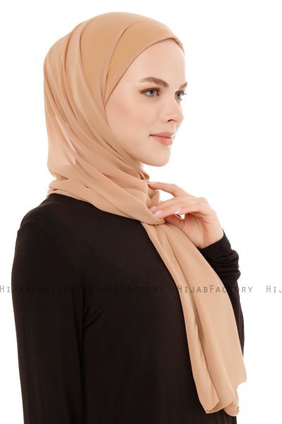 Derya - Hijab Pratico Chiffon Gold