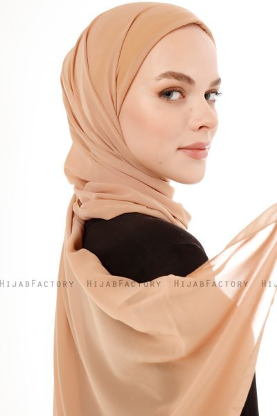 Derya - Hijab Pratico Chiffon Gold