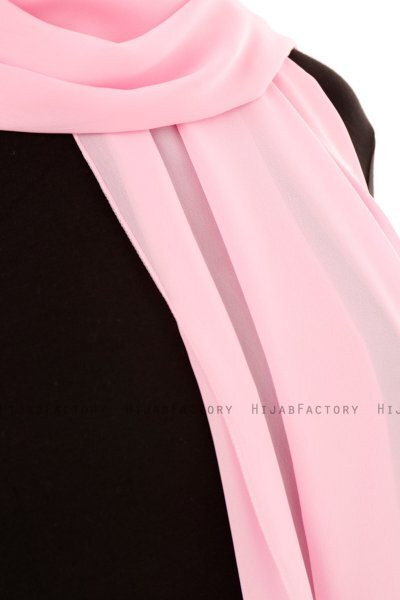 Derya - Hijab Pratico Chiffon Rosa