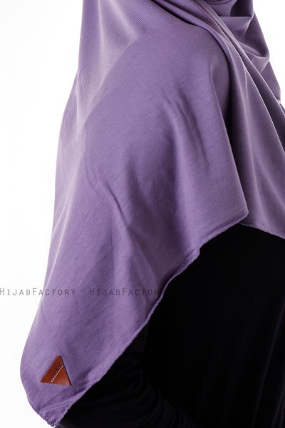 Hanfendy - Hijab Pratico One Piece Viola Scuro