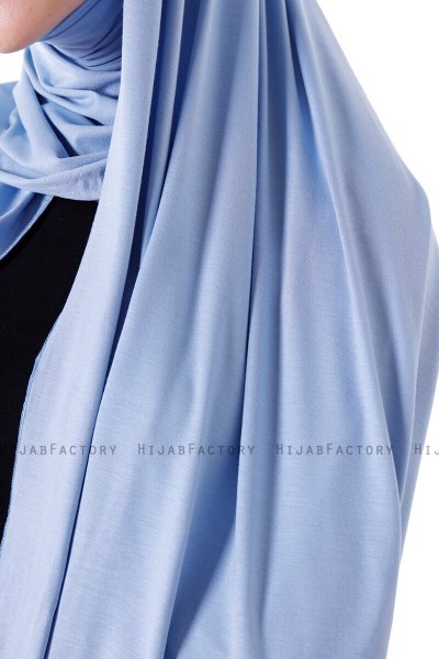 Hanfendy - Hijab Pratico One Piece Azzurro